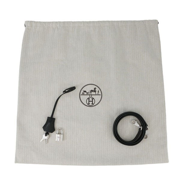 エルメス ハンドバッグ ボリード31 ブラック/シルバー金具 トリヨンクレマンス D刻印 2wayショルダー 黒