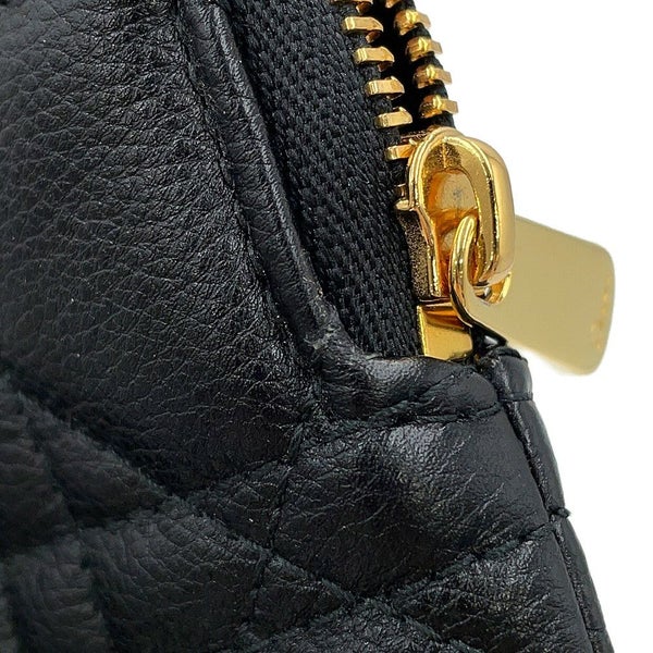 クリスチャン・ディオール コインケース カナージュ Caro Lavender ウォレット カーフレザー S5177UWHC_M900 財布 黒