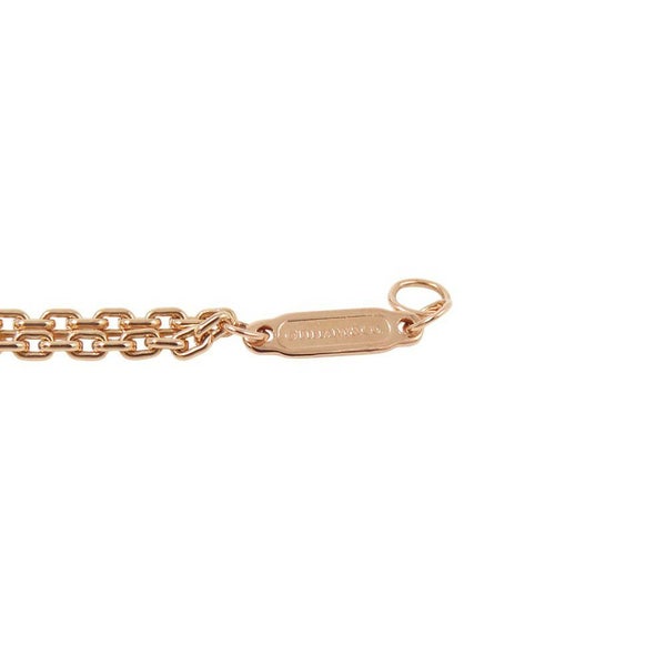 ティファニー ネックレス ハードウェア ラージ ダブル リンク ペンダント K18PGピンクゴールド 63982326 Tiffany&Co.