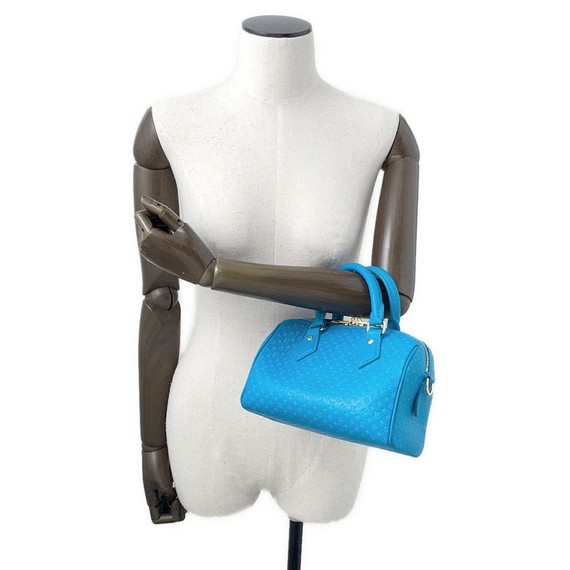 ルイヴィトン ハンドバッグ モノグラム/カーフレザー ナノグラム スピーディ バンドリエール 20 M22596 2way ショルダーバッグ