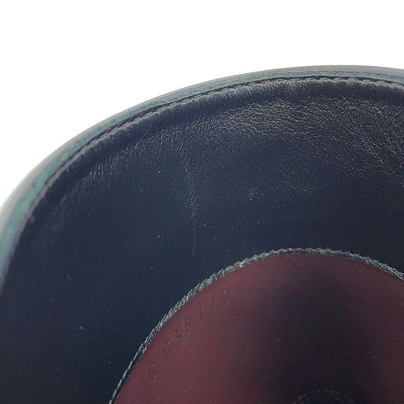 シャネル ショートブーツ ココマーク チェーン レザー レディースサイズ36 1/2C G39170 CHANEL 靴 黒