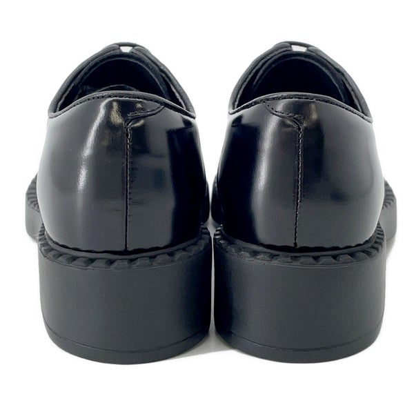 プラダ ドレスシューズ ブラッシュドレザー レディースサイズ37 1E877M PRADA 靴 黒