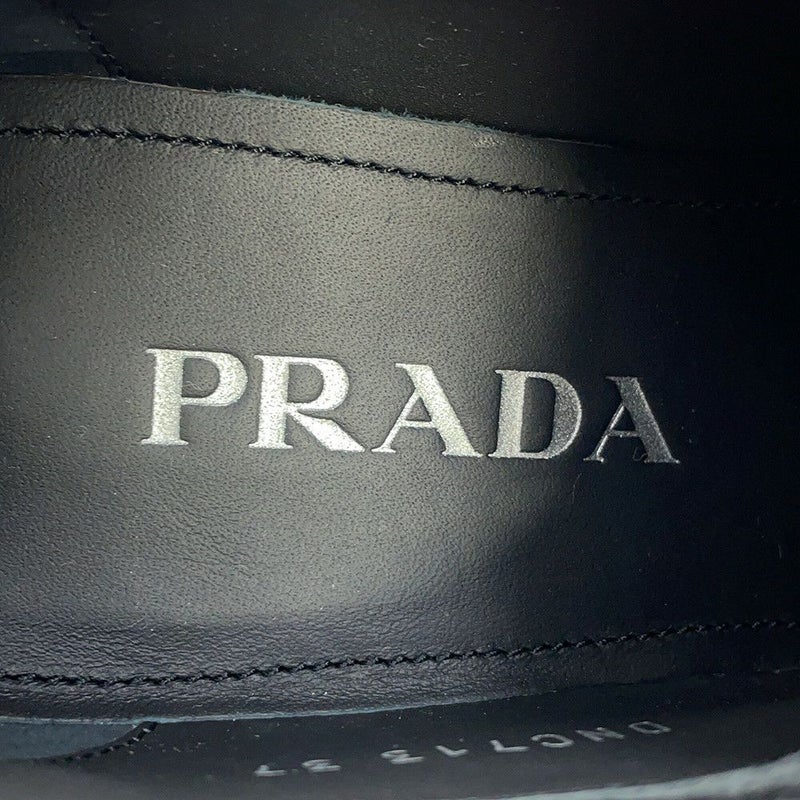 プラダ ドレスシューズ ブラッシュドレザー レディースサイズ37 1E877M PRADA 靴 黒