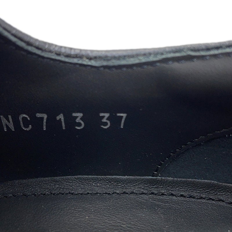 プラダ ドレスシューズ ブラッシュドレザー レディースサイズ37 1E877M PRADA 靴 黒