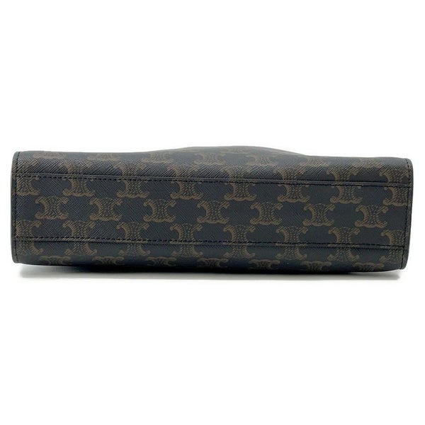 セリーヌ トートバッグ トリオンフ バーティカル カバ スモール 191542 CELINE 2way ブラウン