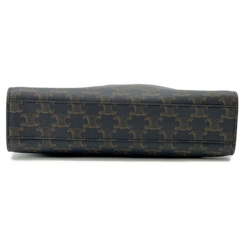 セリーヌ トートバッグ トリオンフ バーティカル カバ スモール 191542 CELINE 2way ブラウン