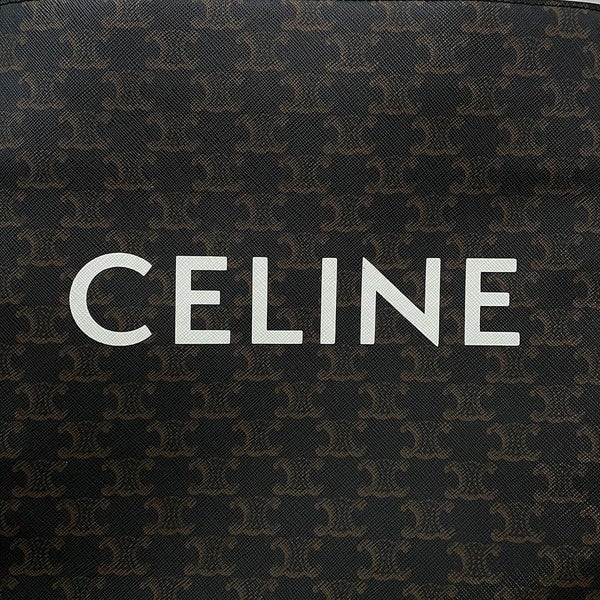 セリーヌ トートバッグ トリオンフ バーティカル カバ スモール 191542 CELINE 2way ブラウン