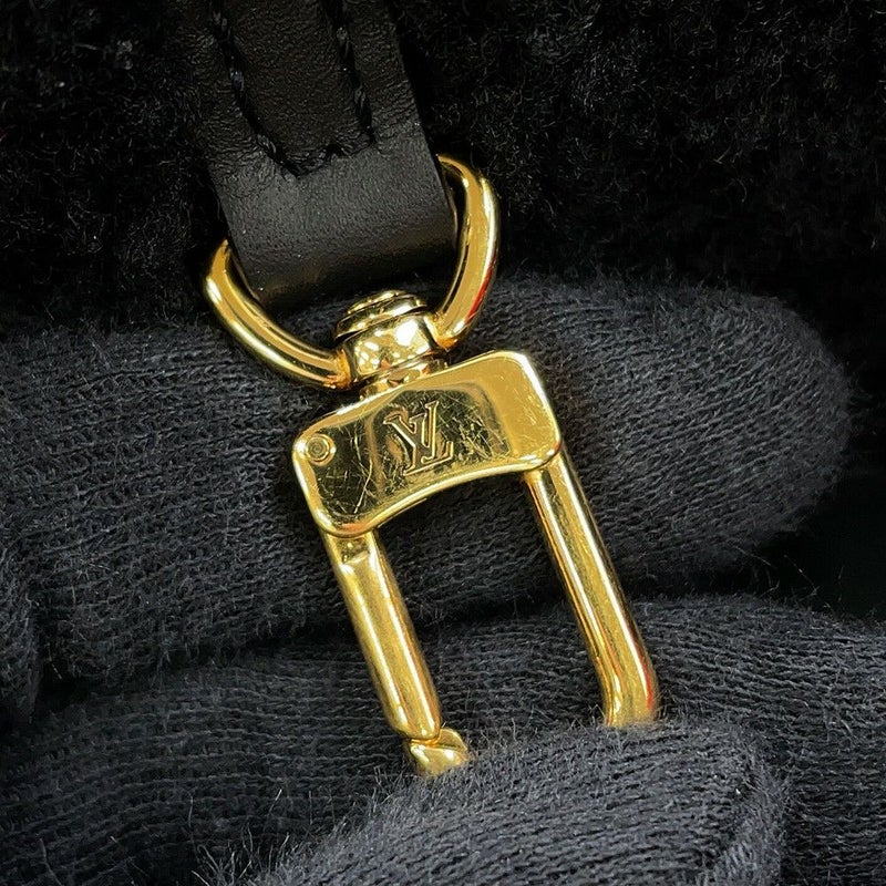 ルイヴィトン トートバッグ モノグラム・テディ オンザゴーGM M55421 LOUIS VUITTON 2way 黒 ブラック