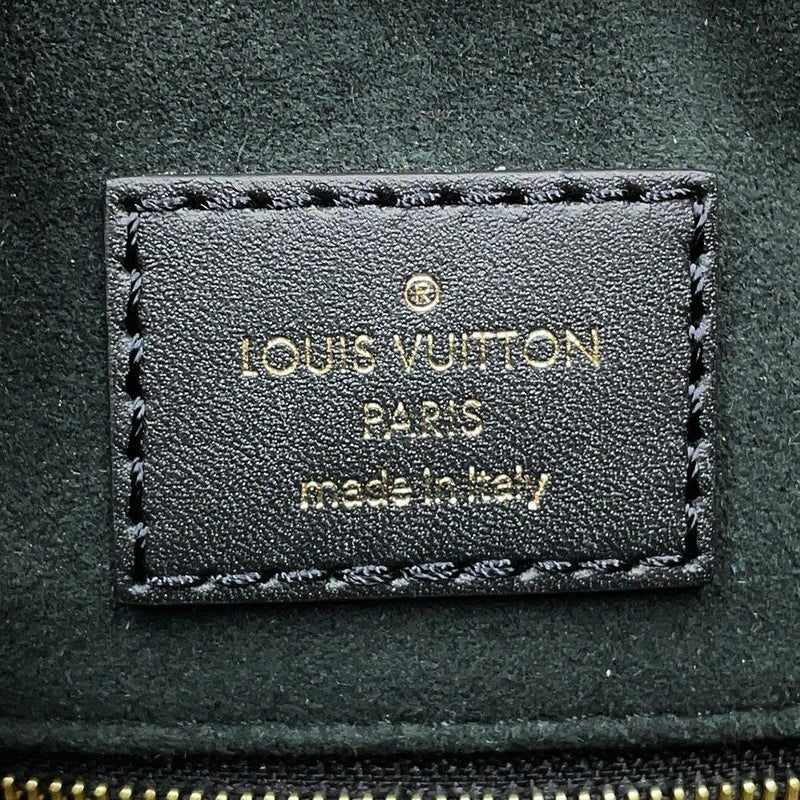 ルイヴィトン トートバッグ モノグラム・テディ オンザゴーGM M55421 LOUIS VUITTON 2way 黒 ブラック