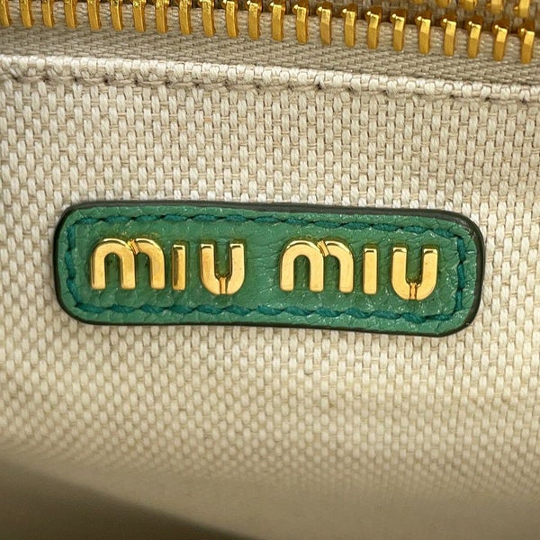 ミュウミュウ トートバッグ マドラス レザー 5BG264 MIUMIU