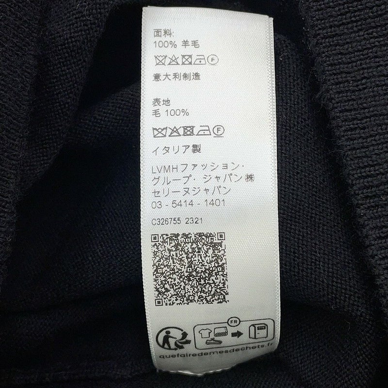 セリーヌ セーター トリオンフ クルーネックセーター メンズサイズL 2AH80322U CELINE トップス 黒