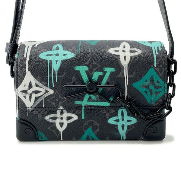 ルイヴィトン ショルダーバッグ モノグラム・エクリプス スティーマー ウェアラブルウォレット M81852 メンズ 黒