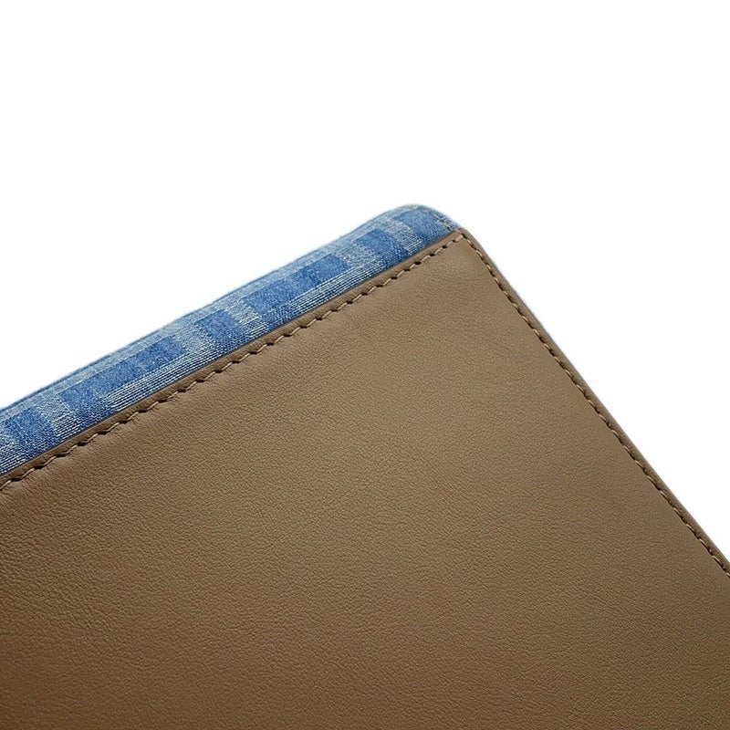 フェンディ ショルダーバッグ オリガミ Origami ミニ ズッカ柄 デニム 8BS083 FENDI 2way ハンドバッグ