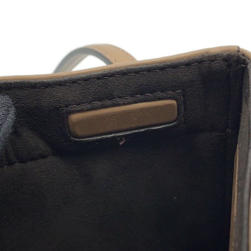 フェンディ ショルダーバッグ オリガミ Origami ミニ ズッカ柄 デニム 8BS083 FENDI 2way ハンドバッグ