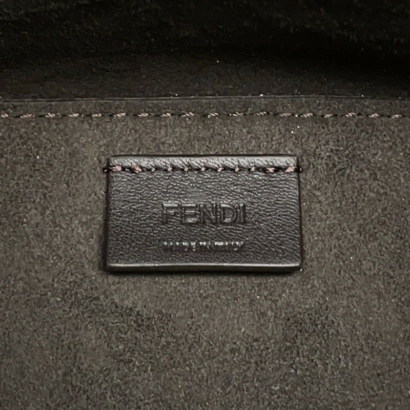 フェンディ ショルダーバッグ オリガミ Origami ミニ ズッカ柄 デニム 8BS083 FENDI 2way ハンドバッグ