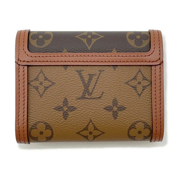 ルイヴィトン 三つ折り財布 モノグラムリバース ポルトフォイユ・ドーフィーヌ コンパクト M68725 LOUIS VUITTON ヴィトン 財布