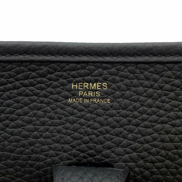エルメス ショルダーバッグ エブリン3 PM ブラック/ゴールド金具 トリヨンクレマンス B刻印 黒