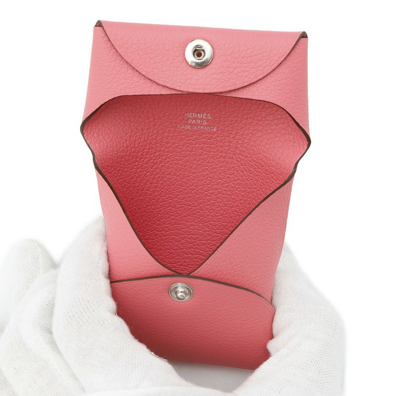 エルメス コインケース バスティア ローズアザレ エバーカラー W刻印 HERMES 小銭入れ