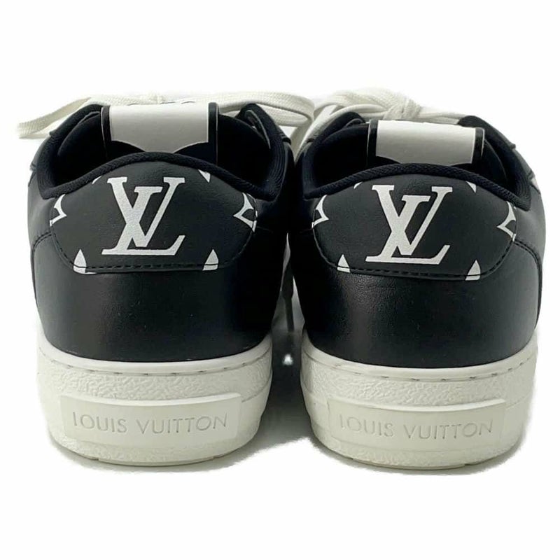 ルイヴィトン スニーカー サステナブル素材 チャーリー・ライン メンズサイズ7 LOUIS VUITTON 靴 ブラック 黒 白 ローカット