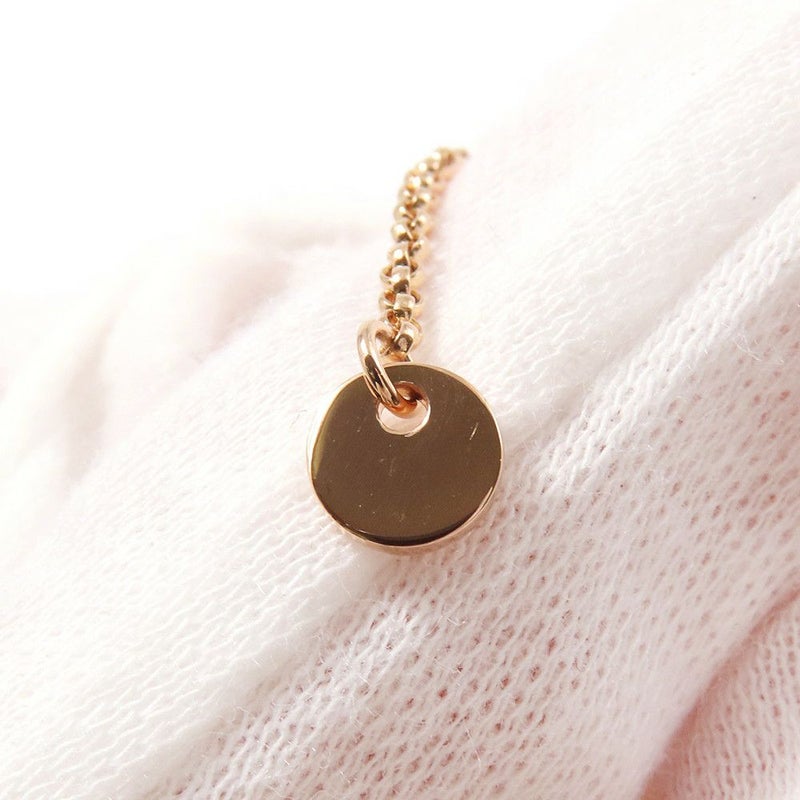 エルメス ネックレス エクスリブリスTPM ダイヤモンド 1P 0.04ct K18PGピンクゴールド HERMES Ex-Libris ペンダント