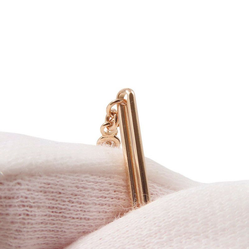 エルメス ネックレス エクスリブリスTPM ダイヤモンド 1P 0.04ct K18PGピンクゴールド HERMES Ex-Libris ペンダント