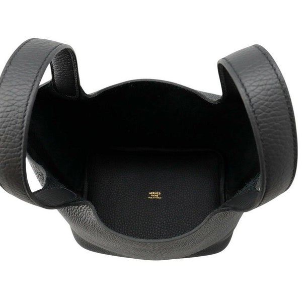 エルメス ハンドバッグ ピコタンロックPM ブラック/ゴールド金具 トリヨンクレマンス K刻印 黒