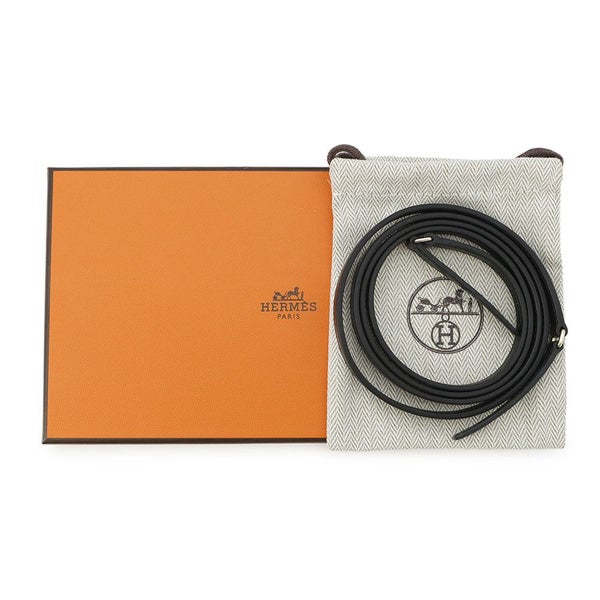 エルメス 長財布 ケリーウォレット ロング ブラック/エレクトラム金具 シェブルシャムキラ K刻印 HERMES 財布 黒