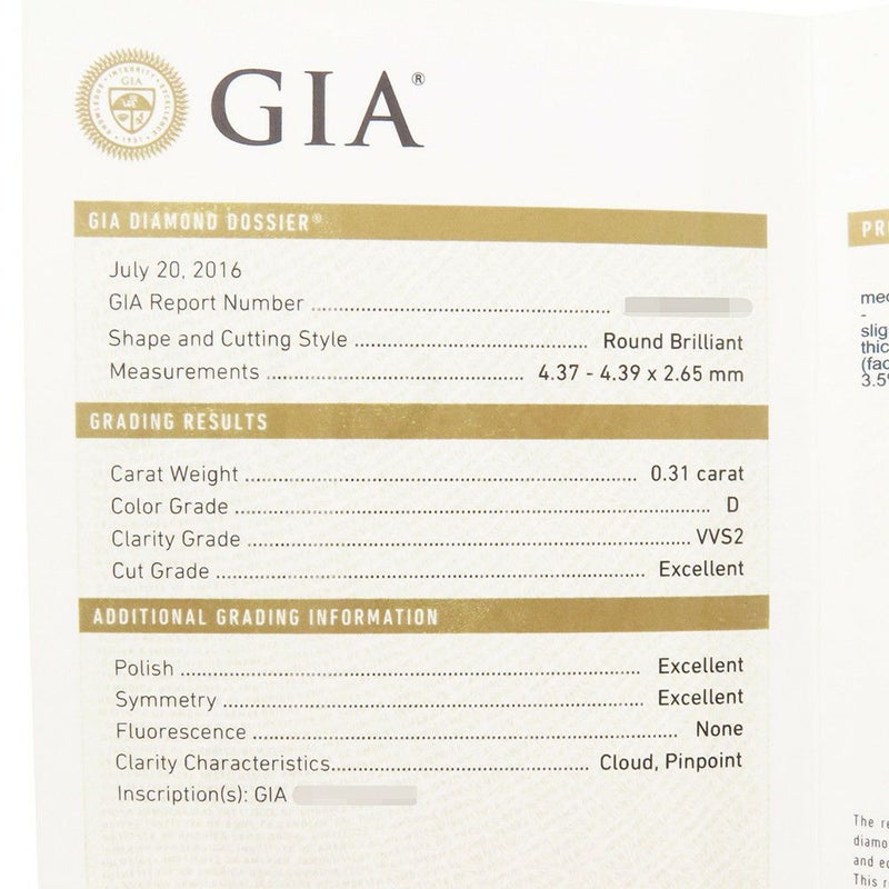 ヴァンクリーフ&アーペル リング イコーヌ ダイヤモンド 中石0.31ct Pt950プラチナ サイズ49 VCARG33100 GIA鑑定書付き 指輪