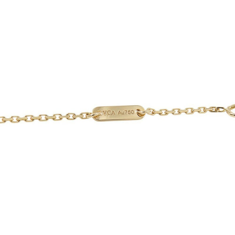 ヴァンクリーフ&アーペル ネックレス スウィート アルハンブラ ペンダント マザーオブパール K18YGイエローゴールド VCARF69100