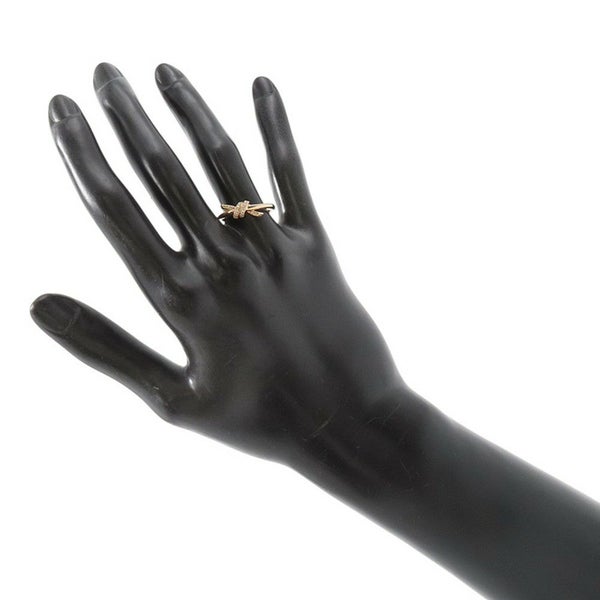 ティファニー リング ノット リング ダイヤモンド 計0.05ct K18PGピンクゴールド サイズ約12号 69526411 Tiffany&Co. 指輪