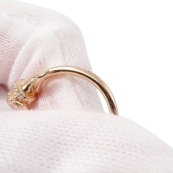 ティファニー リング ノット リング ダイヤモンド 計0.05ct K18PGピンクゴールド サイズ約12号 69526411 Tiffany&Co. 指輪