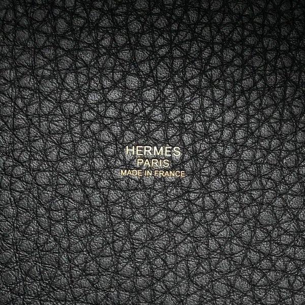 エルメス ハンドバッグ ピコタンロックPM ブラック/ゴールド金具 トリヨンクレマンス W刻印 黒