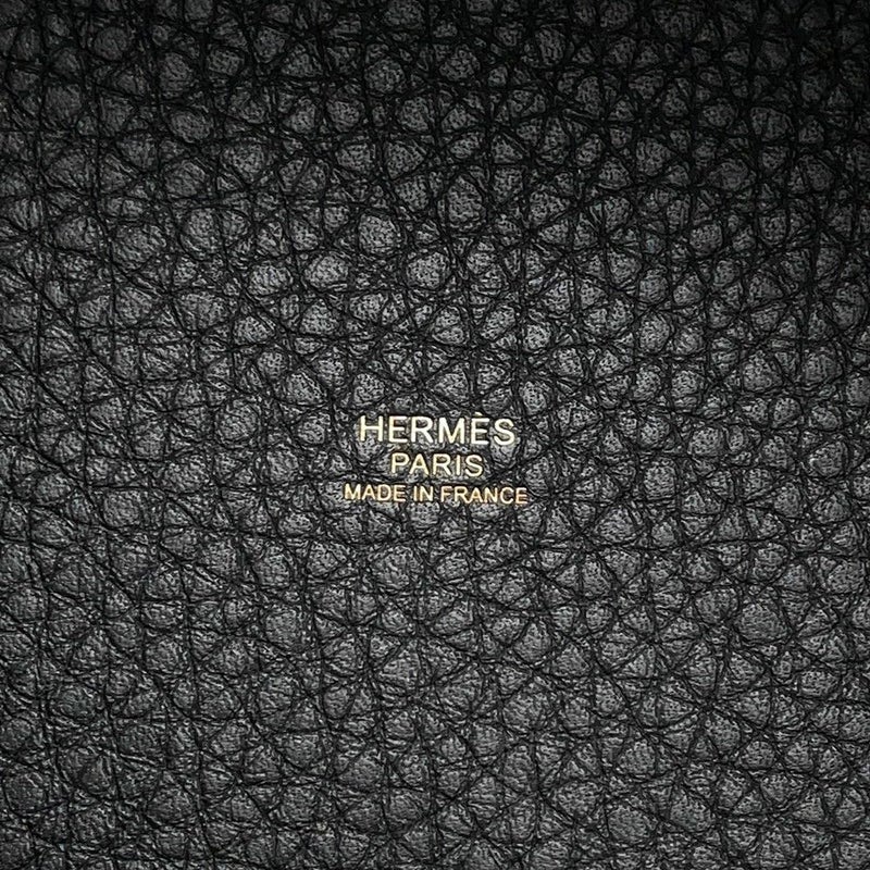 エルメス ハンドバッグ ピコタンロックPM ブラック/ゴールド金具 トリヨンクレマンス W刻印 黒