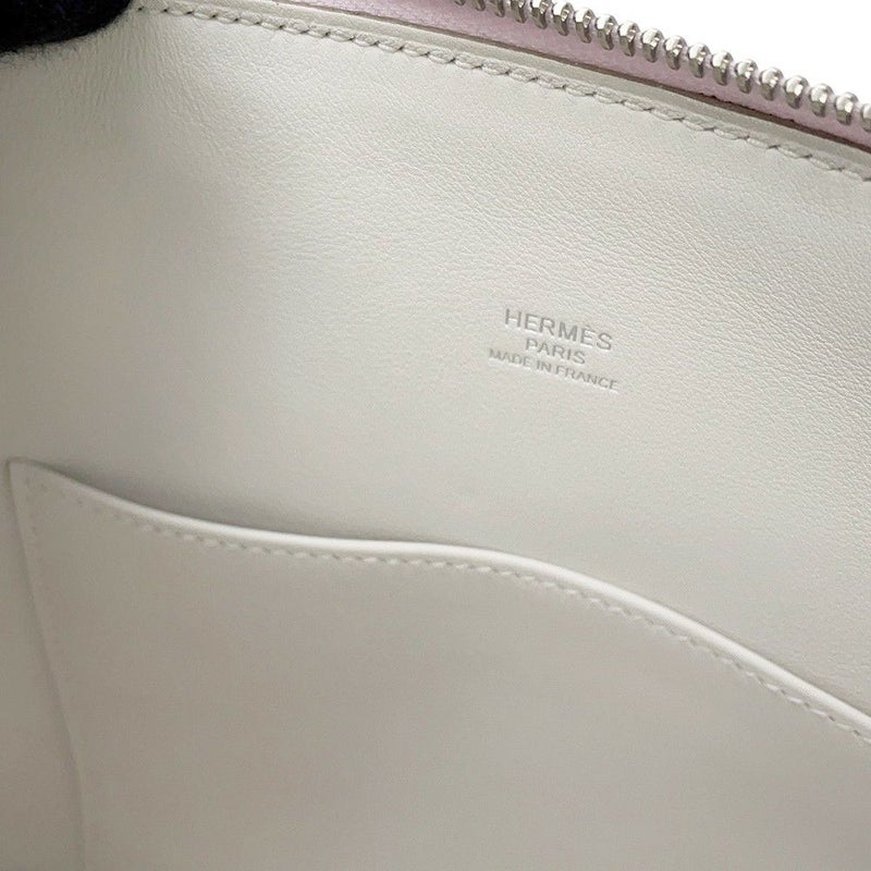 エルメス ボリード1923 25 ヴェルソ モーブペール/グリスペール/シルバー金具 エプソン B刻印 2wayショルダー