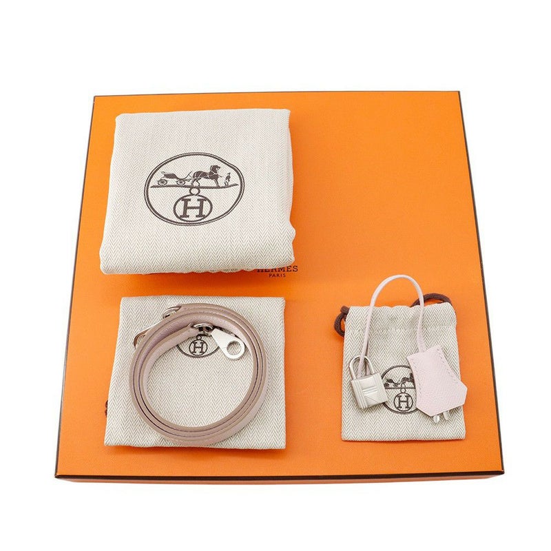 エルメス ボリード1923 25 ヴェルソ モーブペール/グリスペール/シルバー金具 エプソン B刻印 2wayショルダー