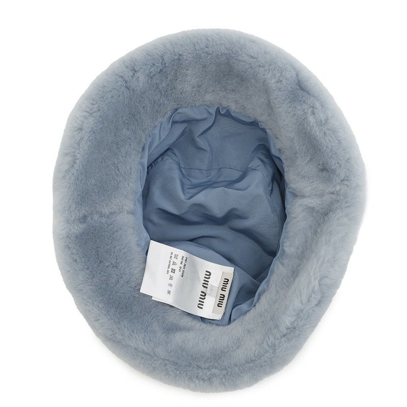 ミュウミュウ ハット 起毛 バケットハット サイズS 5HC196 MIUMIU