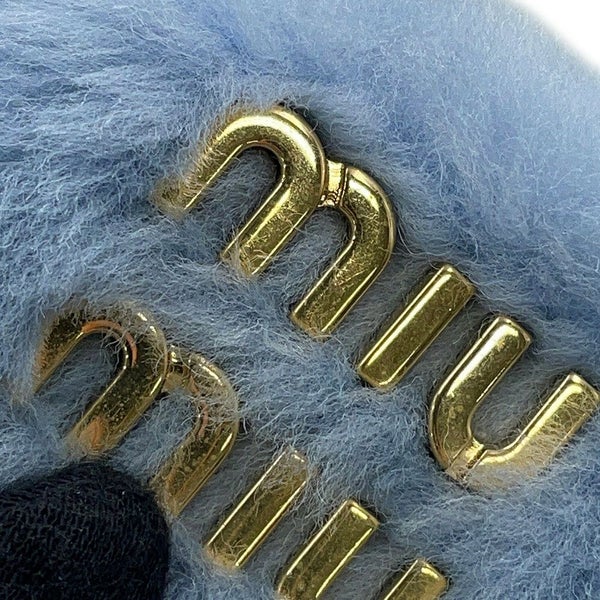 ミュウミュウ ハット 起毛 バケットハット サイズS 5HC196 MIUMIU