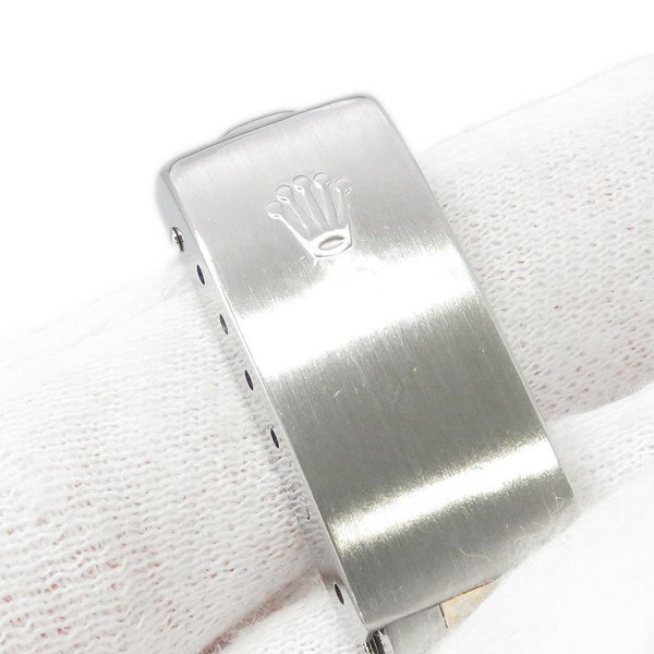 ロレックス オイスターパーペチュアル E番 SS/K18YG ROLEX 腕時計 ホワイト文字盤 ローマン