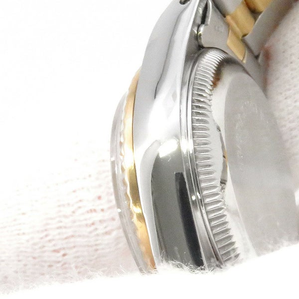 ロレックス オイスターパーペチュアル E番 SS/K18YG ROLEX 腕時計 ホワイト文字盤 ローマン