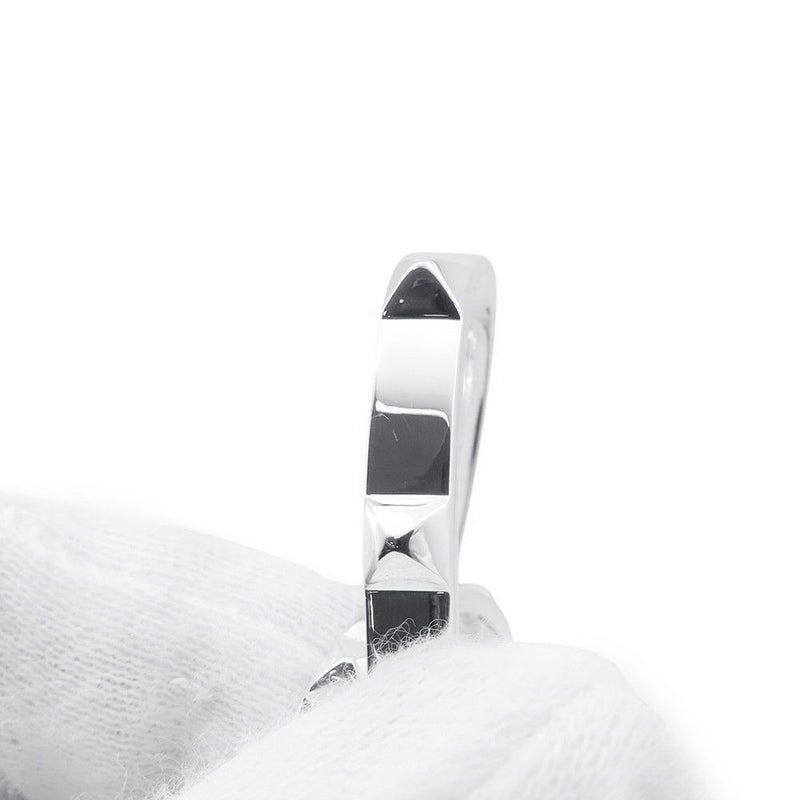 エルメス リング クルー・ドゥ・H ダブルフィンガー SV925シルバー H125631B リングサイズ52 HERMES ジュエリー 指輪