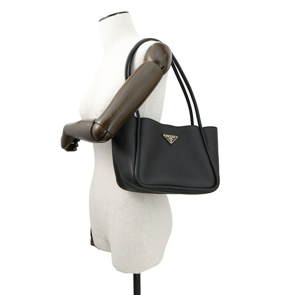 プラダ トートバッグ ショッピングトート レザー 1BG539 PRADA 黒