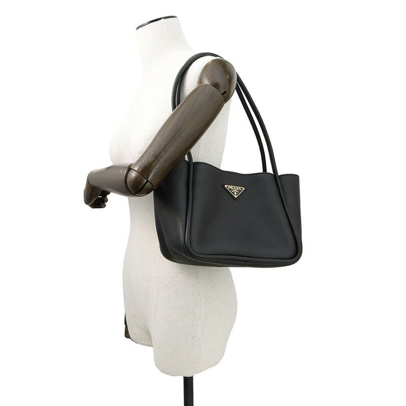プラダ トートバッグ ショッピングトート レザー 1BG539 PRADA 黒