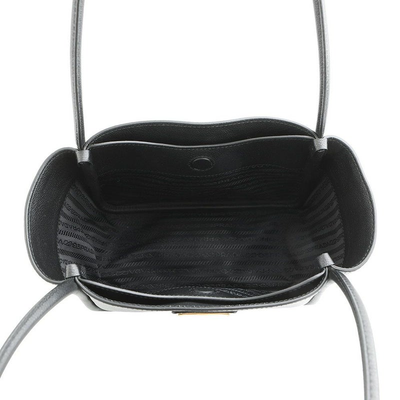 プラダ トートバッグ ショッピングトート レザー 1BG539 PRADA 黒