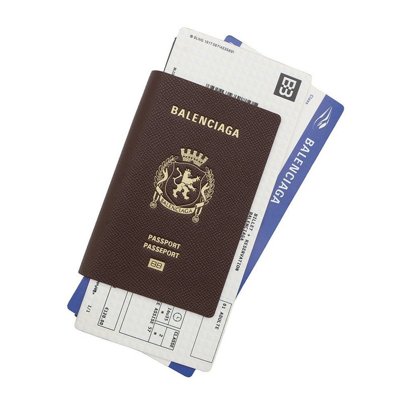 バレンシアガ 長財布 パスポート モチーフ レザー787777 BALENCIAGA 財布 メンズ