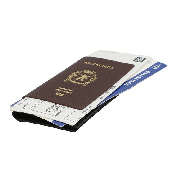 バレンシアガ 長財布 パスポート モチーフ レザー787777 BALENCIAGA 財布 メンズ