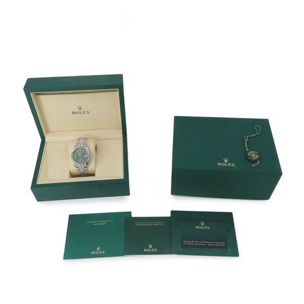 ロレックス デイトジャスト36 ランダムシリアル ルーレット 126200 ROLEX 腕時計 ミントグリーン文字盤
