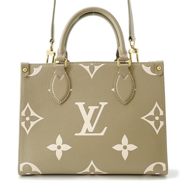 ルイヴィトン ハンドバッグ モノグラム・アンプラント オンザゴー PM M46647 LOUIS VUITTON ヴィトン 2way ショルダー