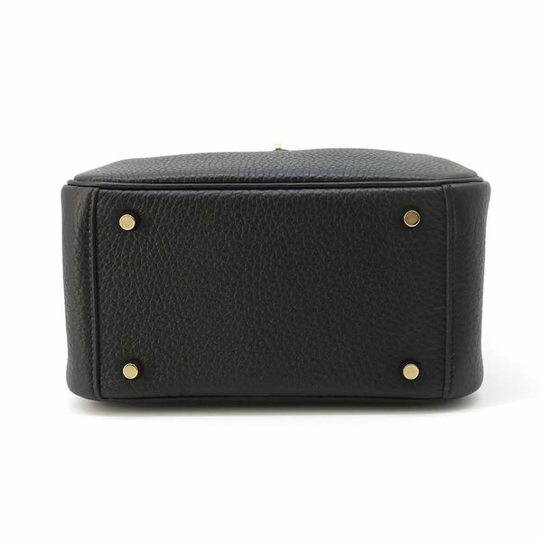 エルメス リンディ ミニ ブラック/ゴールド金具 トリヨンクレマンス W刻印 2wayショルダー 黒