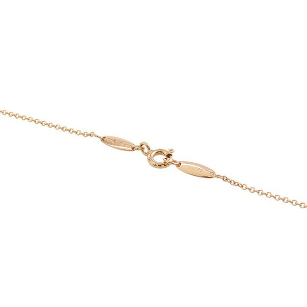 ティファニー ネックレス エルサ・ペレッティ バイザヤード シングル ダイヤモンド ペンダント ダイヤ 1P 約0.12ct Pt950プラチナ Tiffany&Co.