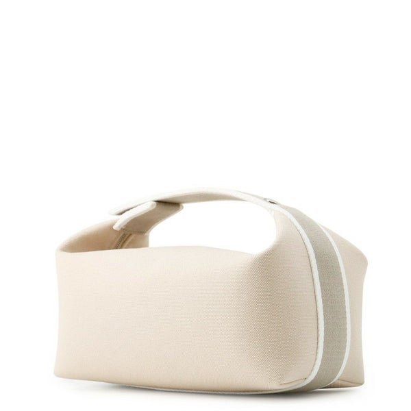 エルメス ポーチ ブリッド・ア・ブラックPM ベージュ/シルバー金具 キャンバス HERMES バッグ 小物入れ